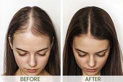 Before & After Photos at NorCal Hair Institute in Folsom, CA